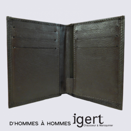 Porte feuille d'Hommes à Hommes, porte feuille élégant homme en cuir brun Porte feuille d'Hommes à Hommes, porte feuille élégant homme en cuir brun