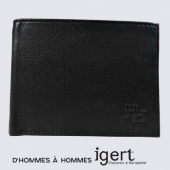 Porte cartes d'Hommes à Hommes, porte cartes élégant homme en cuir noir