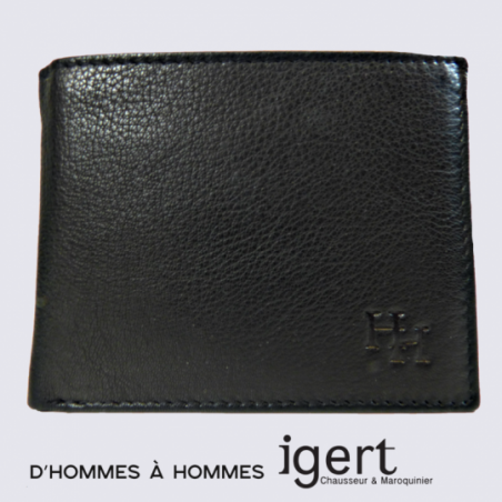 Porte Feuille d'Hommes à Hommes, porte feuille pratique homme cuir noir