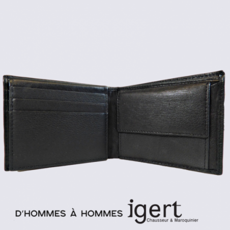 Porte Feuille d'Hommes à Hommes, porte feuille pratique homme cuir noir