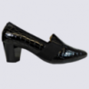 Escarpins Ara, escarpins confortables et tendances femme en cuir effet croco vernis noir Escarpins Ara, escarpins confortables et tendances femme en cuir effet croco vernis noir