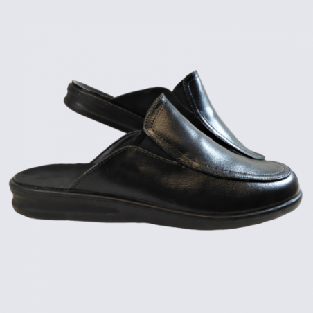 Mules Westland by Josef Seibel, mules homme en cuir noir