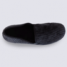 Chaussons Westland by Josef Seibel, chaussons d'hiver confort homme en velours côtelé noir Chaussons Westland by Josef Seibel, chaussons d'hiver confort homme en velours côtelé noir