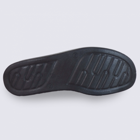 Chaussons Westland by Josef Seibel, chaussons d'hiver confort homme en velours côtelé noir Chaussons Westland by Josef Seibel, chaussons d'hiver confort homme en velours côtelé noir