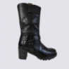 Bottines Ara, bottines à talons chaudes fourrées femme en cuir noir Bottines Ara, bottines à talons chaudes fourrées femme en cuir noir
