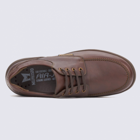 Chaussures Mephisto, chaussures homme en cuir noisette