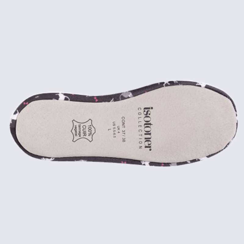 Ballerine isotoner semelle cuir deals