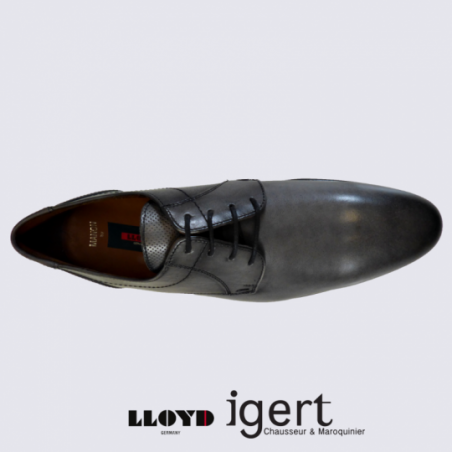 Derbies Lloyd, derbies chics homme en cuir gris