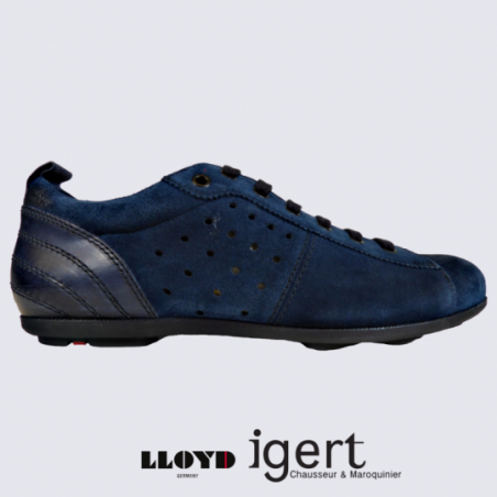 Baskets Lloyd, baskets confortables homme en cuir jeans