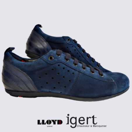 Baskets Lloyd, baskets confortables homme en cuir jeans