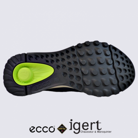 Baskets Ecco, baskets membrane Gore-Tex homme marine