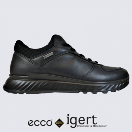 Chaussures Ecco, chaussures confortables homme en cuir noir