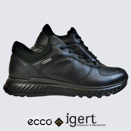 Chaussures Ecco, chaussures confortables homme en cuir noir