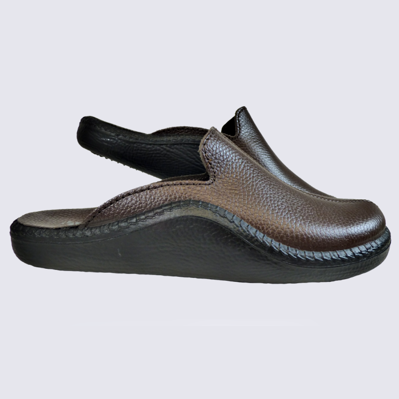 Mules Westland by Josef Seibel, mules confort homme en cuir moka