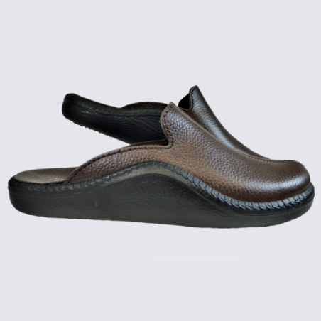 Mules Westland by Josef Seibel, mules confort homme en cuir moka