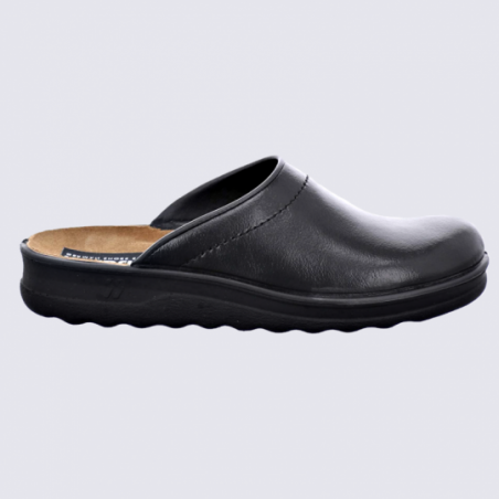 Mules Westland by Josef Seibel, mules confortable homme en cuir noir