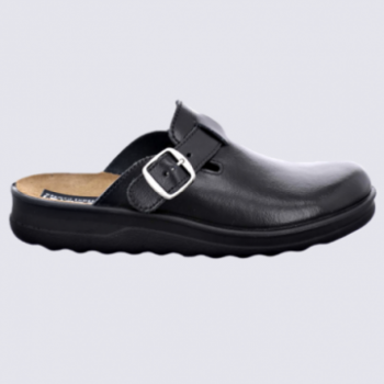 Mules Westland by Josef Seibel, mules confortables homme en cuir noir