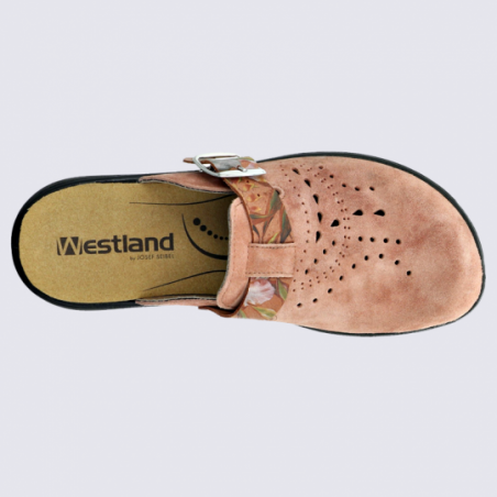 Mules Westland by Josef Seibel, mules femme en cuir nu