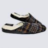 Mules Erel, mules chaudes à carreaux homme beige orange Mules Erel, mules chaudes à carreaux homme beige orange
