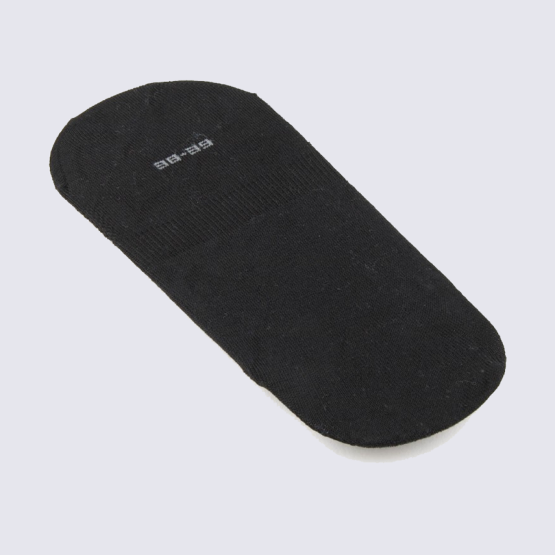 Chaussettes Doré Doré, chaussettes invisibles pour femme en coton noir