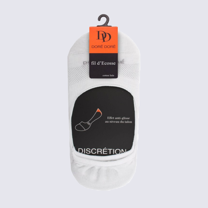 Chaussettes Doré Doré, chaussettes invisibles pour femme en coton ecru Chaussettes Doré Doré, chaussettes invisibles pour femme en coton ecru
