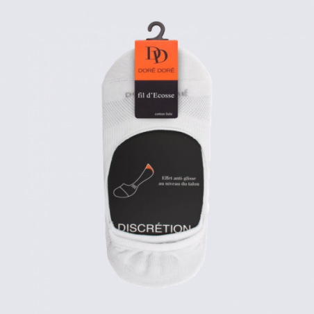 Chaussettes Doré Doré, chaussettes invisibles pour femme en coton ecru