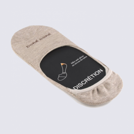 Chaussettes Doré Doré, chaussettes invisibles pour femme en coton sahara