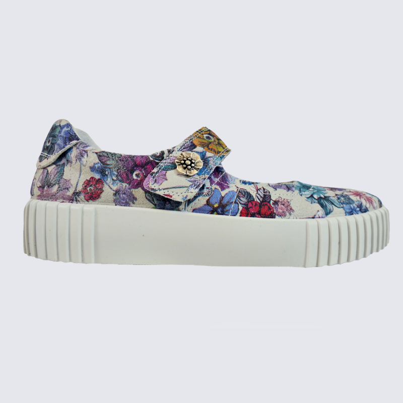 Ballerines Westland by Josef Seibel ballerines tendances semelle epaisse femme blanc multi Igert Chaussures Maroquinerie