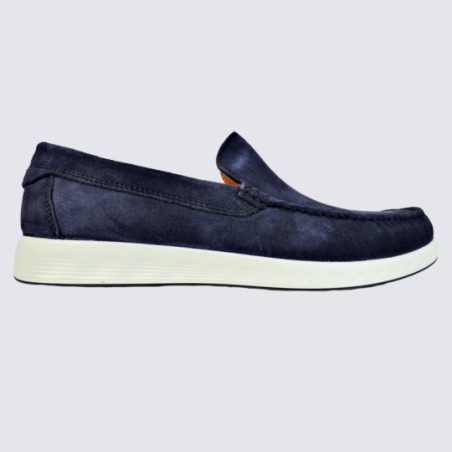 Mocassins Ecco, mocassins tendances homme en cuir indigo