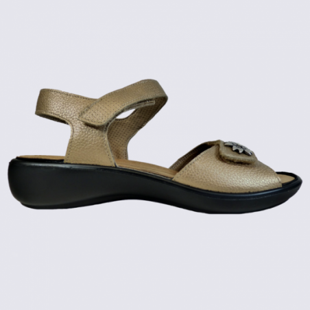 Mules Westland by Josef Seibel, mules confortables femme en cuir gold