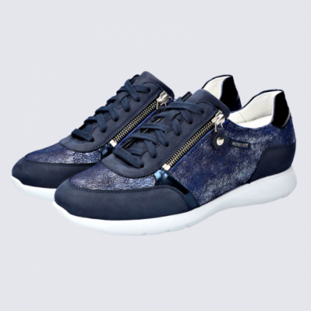 Baskets Mephisto, baskets tendances femme en cuir jeans Baskets Mephisto, baskets tendances femme en cuir jeans
