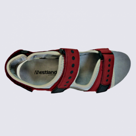 Sandales Westland by Josef Seibel, sandales confortables femme rouge