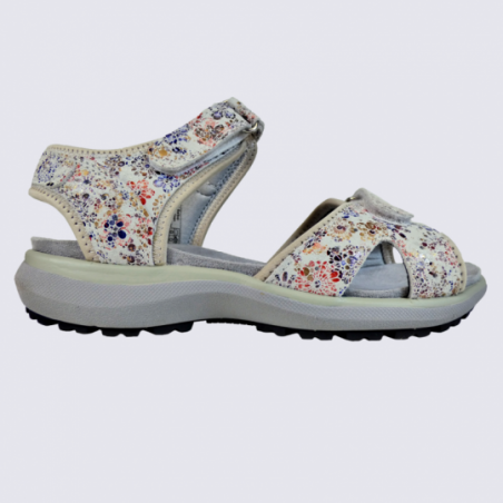 Sandales Westland by Josef Seibel, sandales confortables femme blanc fleur