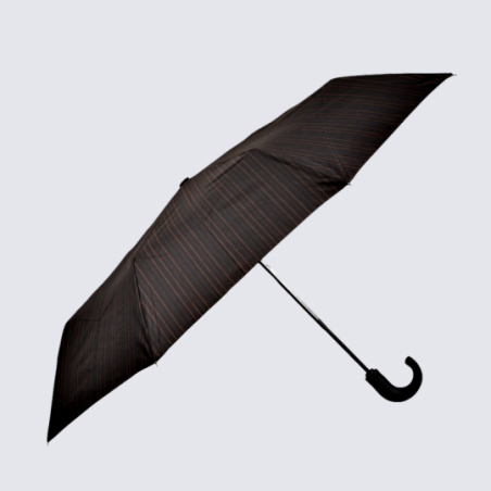 Parapluie Isotoner, parapluie X-TRA solide manuelle rayure surpiquée