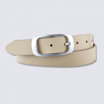 Ceinture Bernd Götz, ceinture femme en cuir nougat