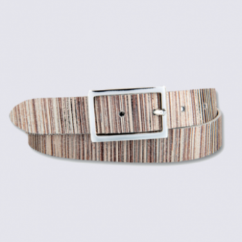 Ceinture Bernd Götz, ceinture femme en cuir champagne