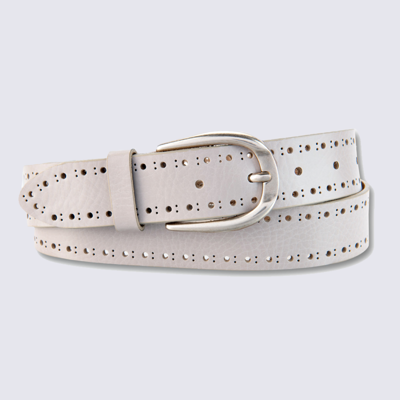 Ceinture Bernd G tz ceinture tendance femme en cuir taupe clair