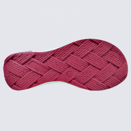 Sandales Superfit, sandales tendances filles en cuir rouge