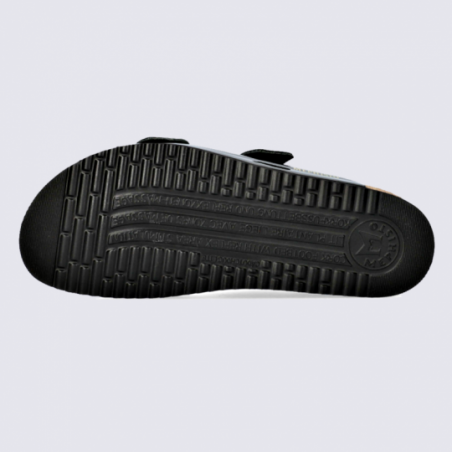 Mules Mephisto, mules plates tendances femme en cuir vernis noir Mules Mephisto, mules plates tendances femme en cuir vernis noir