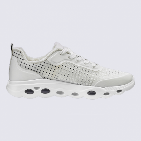 Baskets Ara, baskets Energystep femme en textile blanc