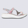 Sandales Mephisto, sandales confortables femme en cuir multicolorerouge Sandales Mephisto, sandales confortables femme en cuir multicolorerouge