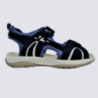 Sandales Superfit, sandales filles en cuir bleu Sandales Superfit, sandales filles en cuir bleu