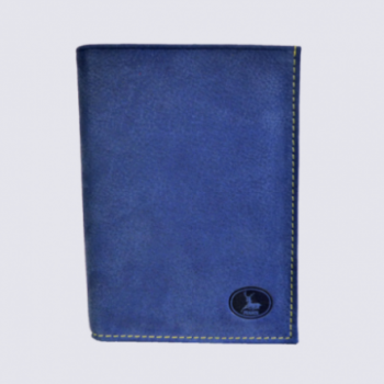 Portefeuille Frandi, portefeuille homme en cuir bleu france