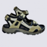 Sandales Ecco, sandales sport confortables homme en cuir vetivier Sandales Ecco, sandales sport confortables homme en cuir vetivier