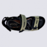 Sandales Ecco, sandales sport confortables homme en cuir vetivier Sandales Ecco, sandales sport confortables homme en cuir vetivier