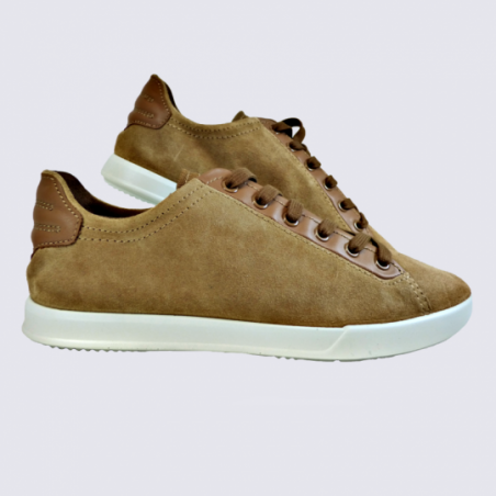 Baskets Ecco, baskets tendances homme en cuir beige Baskets Ecco, baskets tendances homme en cuir beige