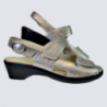 Sandales Waldlaufer, sandales confortables femme en cuir pierre Sandales Waldlaufer, sandales confortables femme en cuir pierre