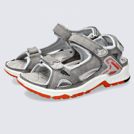 Sandales Allrounder, sandales à velcro sportives femme brouillard