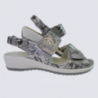 Sandales Waldlaufer, sandales confortables femme en cuir asphalte Sandales Waldlaufer, sandales confortables femme en cuir asphalte