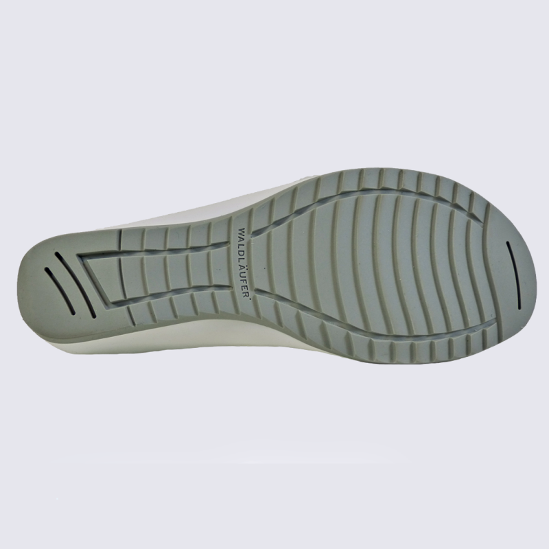 Sandales Waldlaufer, sandales confortables femme en cuir asphalte